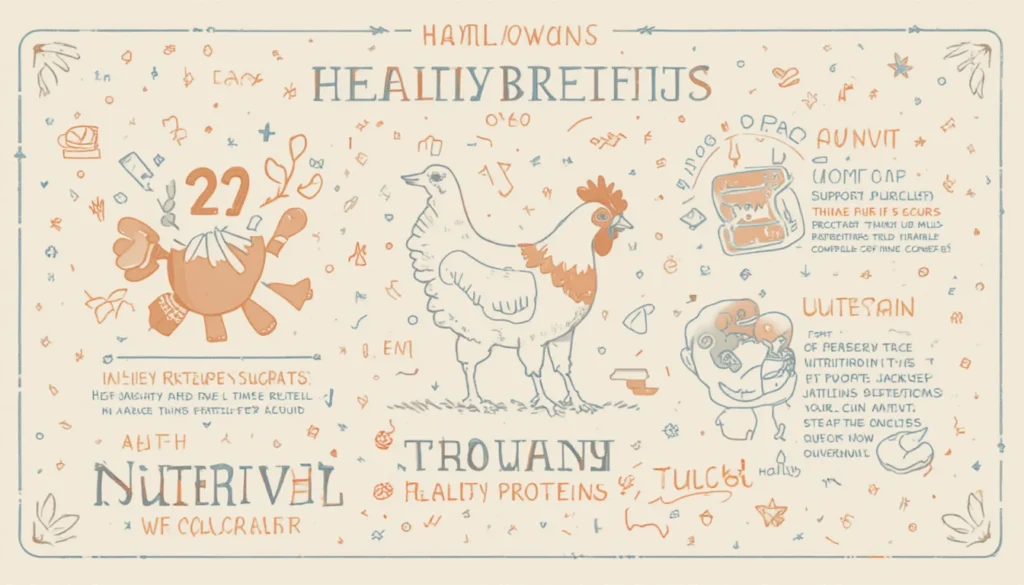 Health benefits of chicken recipes highlighting protein, nutrients, and family meal value.