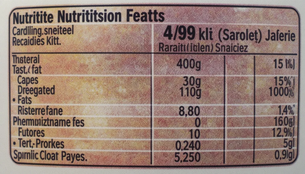 Nutrition facts for Garlic Feta Dip per serving including calories, fat, protein, and carbs.